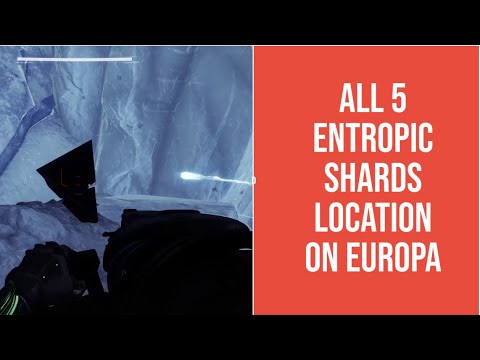 DESTINY 2 BEYOND LIGHT - ALL 5 ENTROPIC SHARDS LOCATION ON EUROPA - ASPECT OF CONTROL