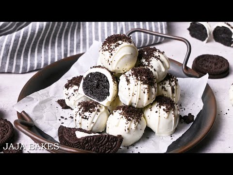 Oreo Truffles (Oreo Balls) With 3 Ingredients Only | Jaja Bakes