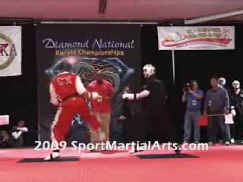 Alex Dingmann v Greg Betlach - Men's team sparring - 2009 Diamond Nationals