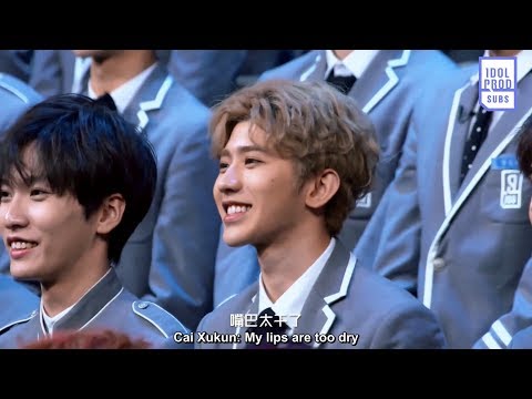 [ENG] Idol Producer EP5 Exclusive Preview: Caring Zhang Yixing shares his lip balm