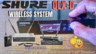 Video thumbnail for PRO LEVEL Wireless System - Shure QLX-D - Demo/Overview/Setup/Guide by Scott Uhl