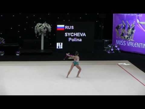 FIG Junior Final.Sycheva Polina.clubs.RUS