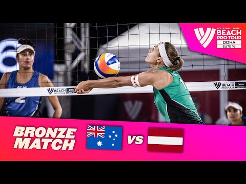 Clancy/ Mariafe vs. Anastasija/ Tina - Bronze Match Highlights Doha 2023 #BeachProTour