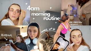 4am morning routine | pre-marathon training | reading | everyday makeup | conagh kathleen