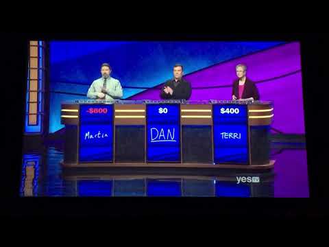 Jeopardy, Martin Kane Day 2 - 1st Daily Double found...contestant wagers only $600??? (6/11/19)