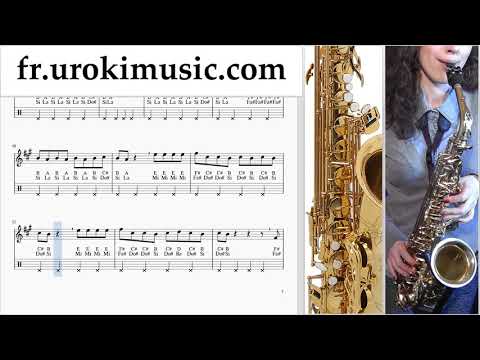 Cours de Saxophone (Ténor) Lele Pons - Celoso Tuto Partitions um-i829
