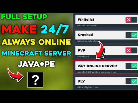 Andero Gamer - How to make 24/7 Minecraft server | How to make java + pocket server in Minecraft | Full Setup