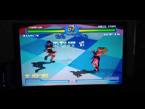 Battle Arena Toshinden 2(PS1)-Tracy 1P Game Mode