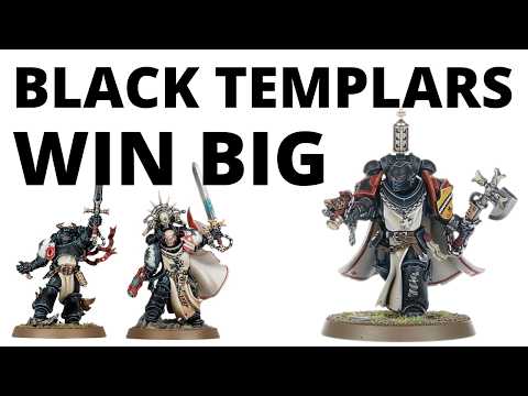 Black Templars WIN BIG - Strongest Army Lists for Codex Black Templars So Far...