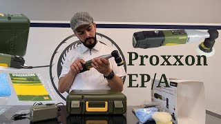 Akumulátorová excentrická leštička PROXXON EP/A 29835 - set
