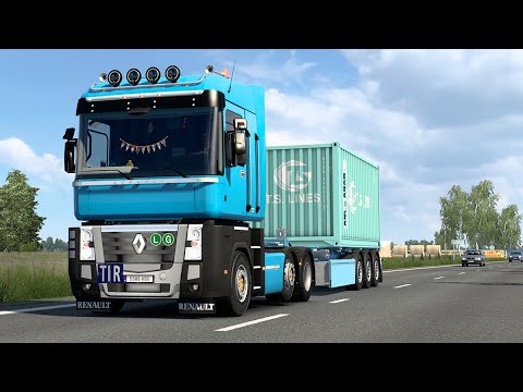 ETS2 1.40 - Euro Truck Simulator 2 - Renault Magnum - Petrozavodsk (RU) to Kem (RU)