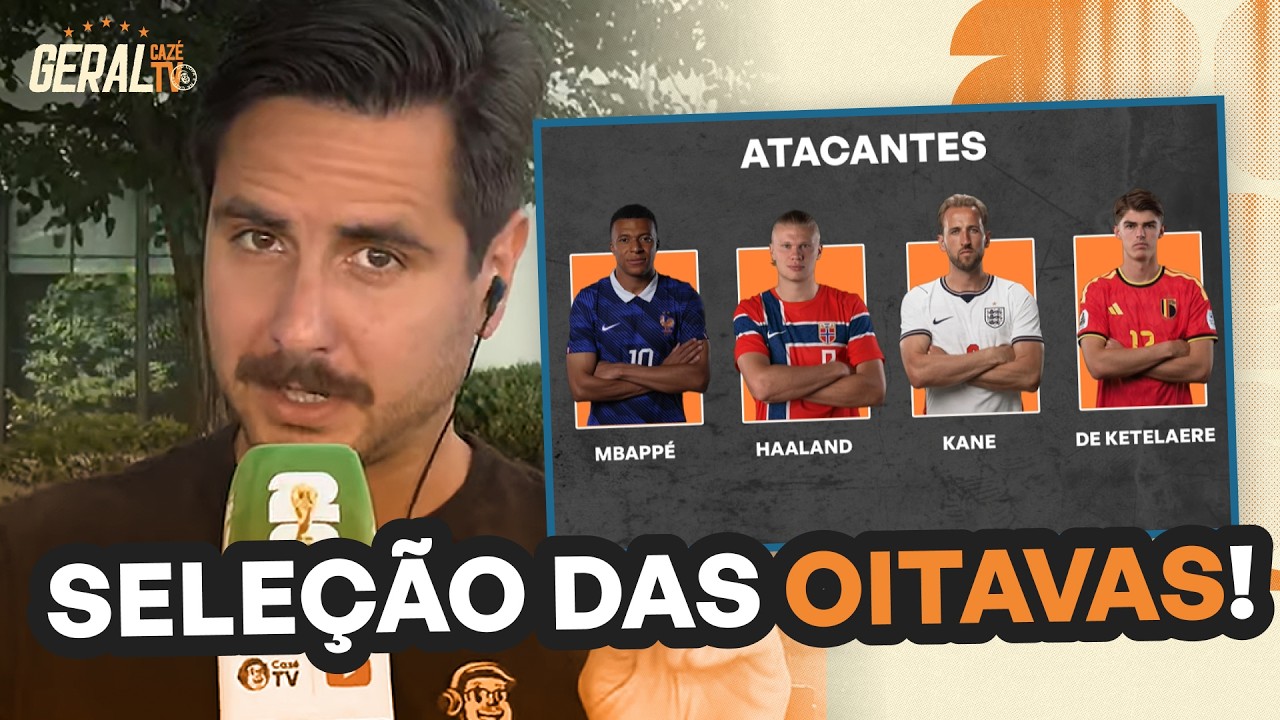 MONTAMOS A SELEÇÃO DAS OITAVAS DE FINAL DA COPA DO MUNDO! | GERAL CAZÉTV