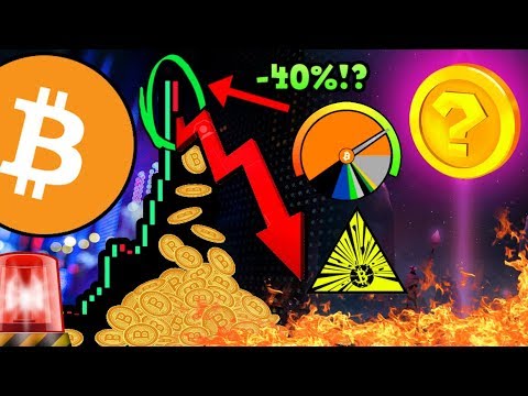 Bitcoin SELL OFF! 40% DUMP Incoming?!? The REAL Reason ALTCOINS WILL Explode! Video