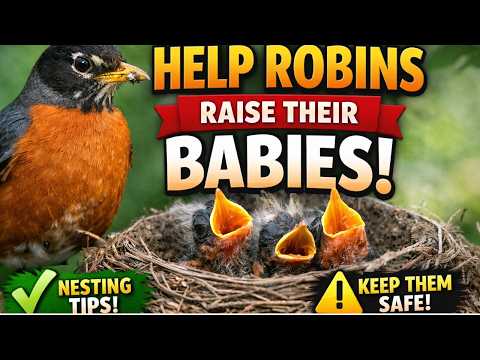 American Robin Nesting Behavior and How to Help Them Raise Chicks
