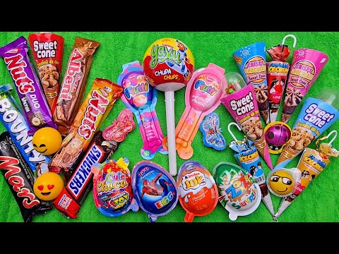 Top 5 Satisfying Video ASMR Lollipops Chocolate and Gummy Candy Unboxing Video Most Popular Candy.