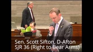 Missouri State Senator Scott Sifton (D-Afton) Speaks on Right to Bear Arms Resolution