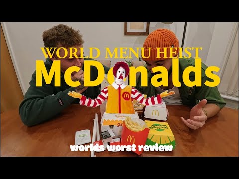 MCDONALDS WORLD FOOD HEIST | worst video yet!