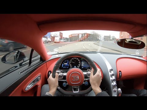 POV DRIVE in my BUGATTI CHIRON through Birmingham!