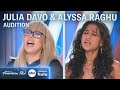 Alyssa Raghu Returns! Sneaks In On Julia Davo's Audition - American Idol 2024