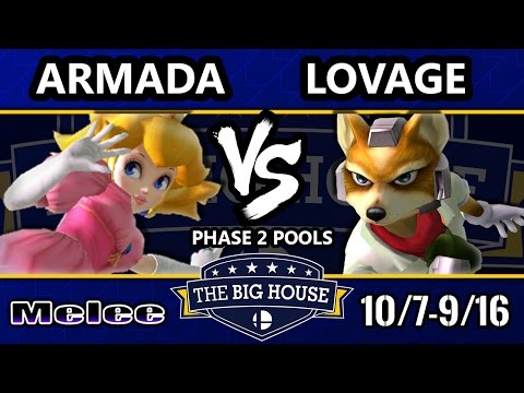 TBH6 SSBM - [A] Armada (Peach) Vs. Lovage (Fox) - Smash Melee Pools