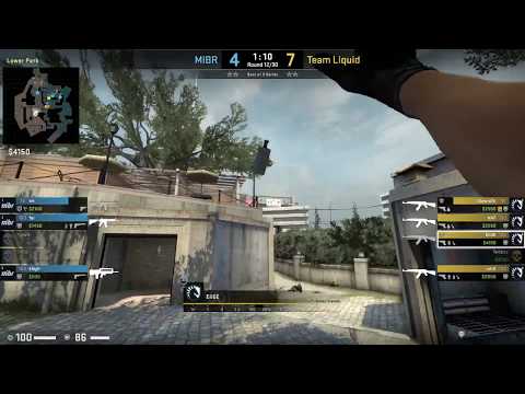 CS:GO POV Demo Liquid EliGE (29/13) vs MIBR (de_overpass)