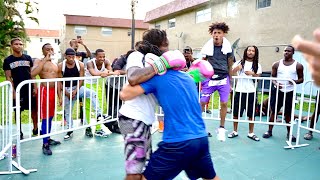 Last To Get KNOCKED OUT In The HOOD!