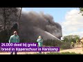 Tienduizenden kippen dood bij grote stalbrand
