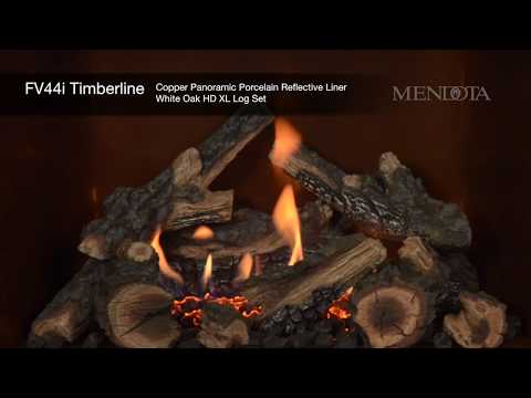 Mendota® FV44i Timberline/Décor Gas Fireplace Insert - Hearth