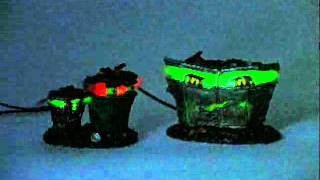 preview picture of video 'Spooky Trash Cans - Department 56 #4024036'