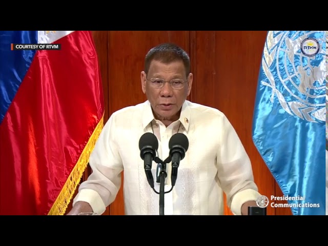 Duterte slams critics for ‘weaponizing’ human rights in 1st UN General Assembly speech