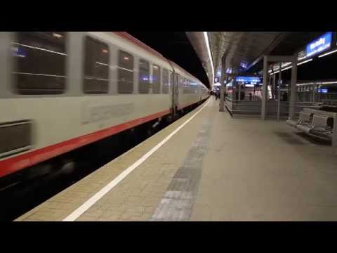 EN 235 overnight train to Roma Termini and Milano Centrale leaving Wien Meidling