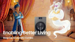 Samsung Aladdin and Lamp Spirit (Bespoke AI Laundry Combo)