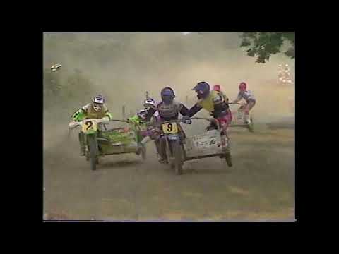 Round 5 (Race 3) of the 1990 Bosch British Sidecar Cross Championship from Wakes Colne, Essex