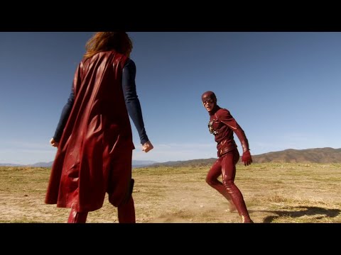 flash meet supergirl for the first time⚡I Just Wanna Run⚡