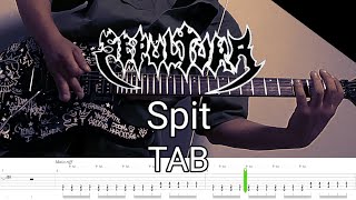 [TAB] Sepultura - Spit (guitar cover) B Standard tuning