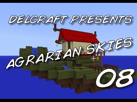 Agrarian Skies Hardcore Quest Ep 8 - "Starting Thaumcraft" (Modded Minecraft Skyblock)
