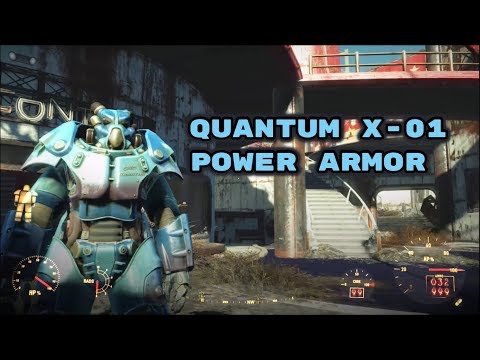 Fallout 4 Nuka-World - Quantum X-01 Power Armor (Find all Star Cores)