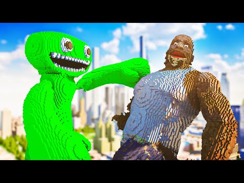 JUMBO JOSH Battles a GIANT HUMAN in Teardown mods