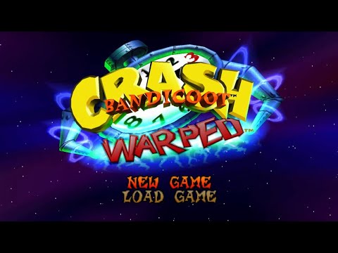 CRASH BANDICOOT 3: WARPED (1998) TITLE SCREEN