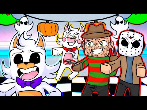 Funtime Foxy Controls Horror Movie Monsters In Minecraft FNAF
