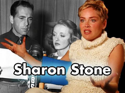 Sharon Stone Calls Bette Davis "The Female Bogart"