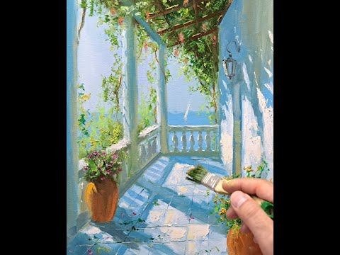 By the sea   Vugar Mamedov  #art #painting #acrylicpainting #oilpainting