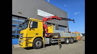 Camion plateau Mercedes-Benz Actros 2541 Kraan HMF 30 ton/meter | Image 4 - Autoline
