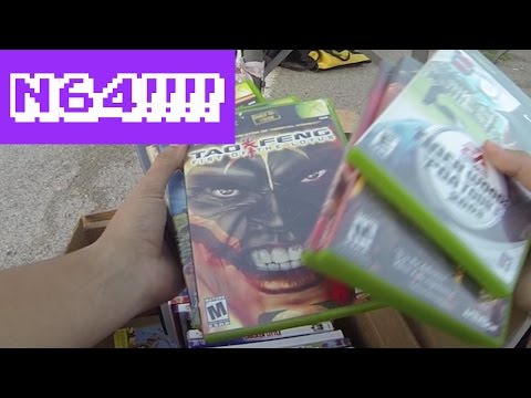 Flea Market Video Game Live Pick ups #36 || N64!!