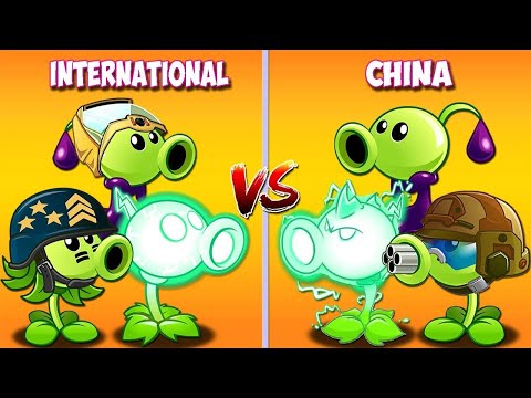 Team 3 PEASHOOTER Pvz 2 China vs International - Who Will WIn? - PvZ2 Team Plant vs Team Plant