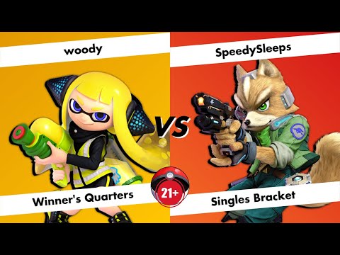 Central Colosseum 21 - Winner's Quarters - woody (Inkling) vs SpeedySleeps (Diddy Kong, Fox)