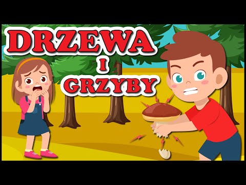 Karolek i drzewa dla dzieci 🌳 grzyby dla dzieci 🍄 część 1