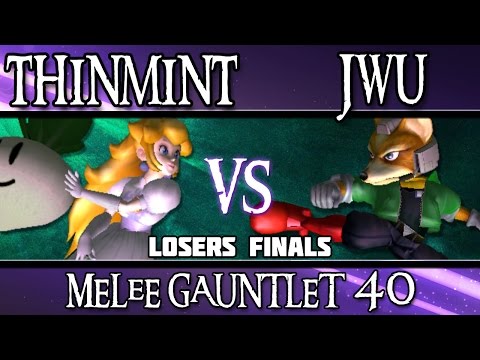 Melee Gauntlet 40 - Thinmint (Peach) vs. Jwu (Fox, Sheik) - LOSERS FINALS