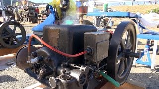 preview picture of video 'Old Engines in Japan 1920s WITTE Type B 2hp Part 1 (1080p 60fps)'
