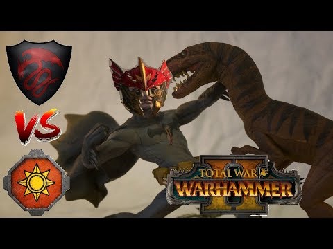 JURASSIC PARTY| Vampires vs Lizardmen : Mortal Empires - Total War Warhammer 2